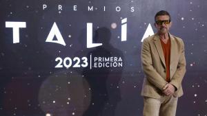 El actor Antonio Banderas posa a su llegada al photocall de la Fiesta de nominados de la I edición Premios Talía, el pasado 6 de marzo en Madrid.