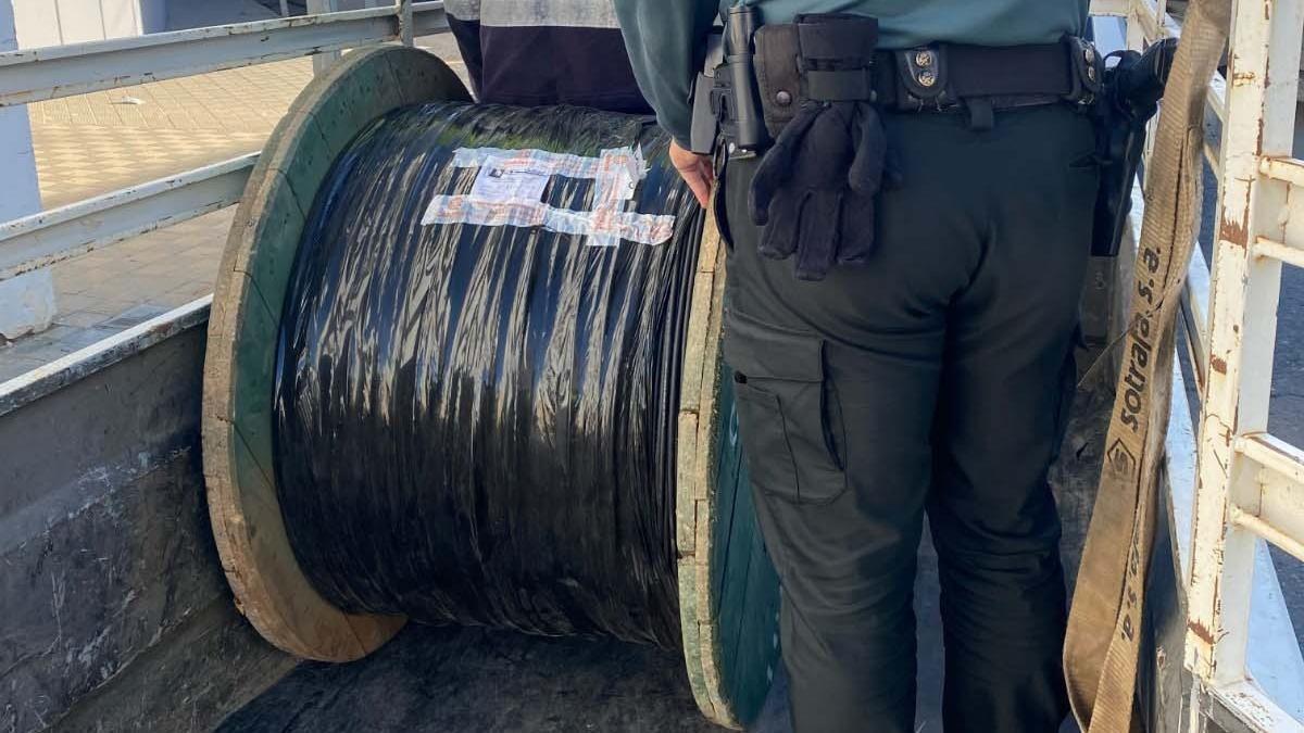 Un total de 23 detenidos en una red que robó toneladas de cables de cobre