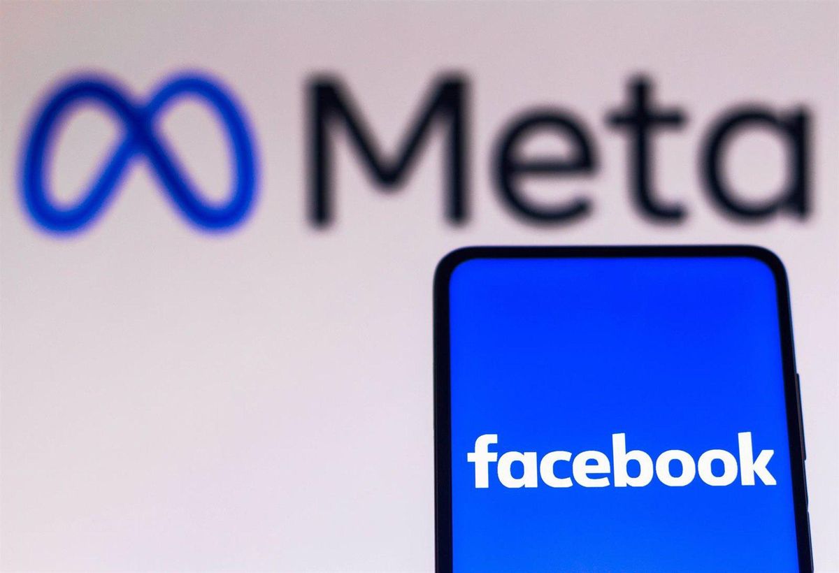 Logo de Meta de Facebook. Logo de Meta de Facebook.