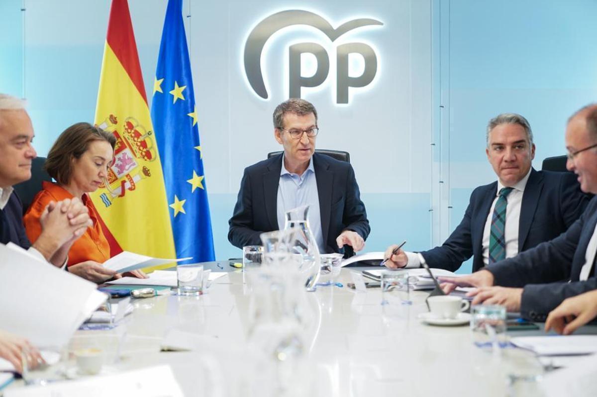 Una reunión del Comité de Dirección del PP.