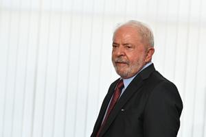 El nuevo presidente de Brasil, Luiz Inacio Lula da Silva, hoy, en el Palacio de Itamaraty en Brasília (Brasil). EFE/ André Borges