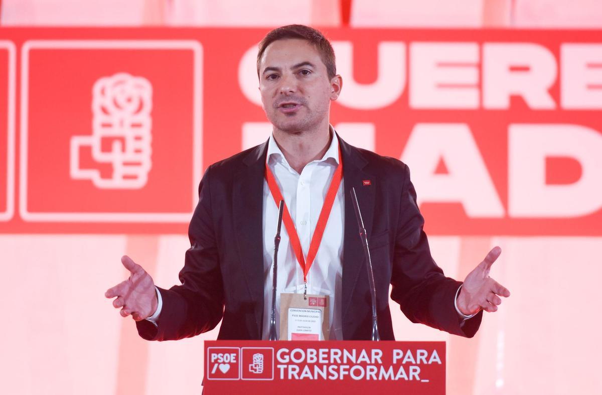 El secretario general del PSOE Madrid, Juan Lobato.