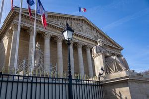 Vista exterior de la Asamblea Nacional en París este jueves. 