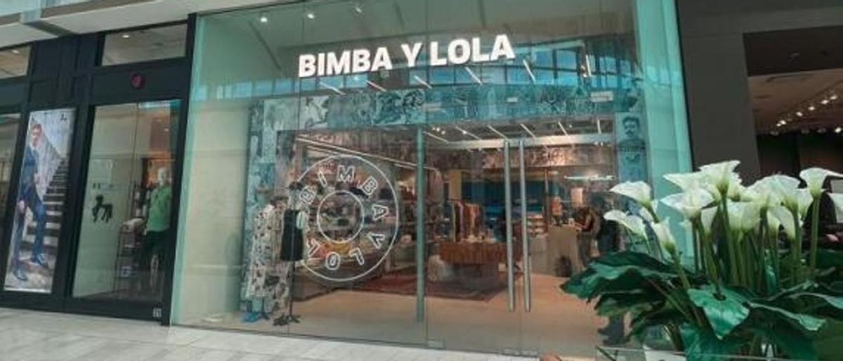 Entrada de la nueva tienda de Bimba y Lola en San Juan, la capital de Puerto Rico.