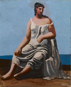Pablo Picasso, ’Mujer frente al mar’ (1922).