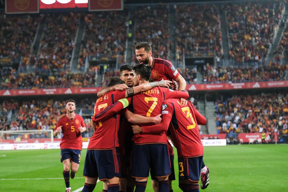 La Roja juega en Málaga contra Noruega, en imágenes La Roja juega en Málaga contra Noruega, en imágenes