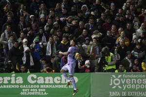 Rodrygo celebra el gol que permitió la clasificación del Real Madrid para octavos de final.