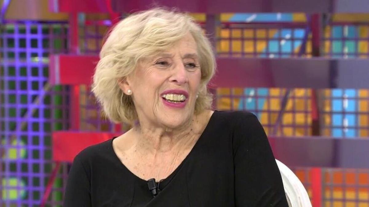 Manuela Carmena en Sálvame. Manuela Carmena en Sálvame.