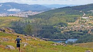 Una de las rutas por el monte Galiñeiro, en Vigo.
