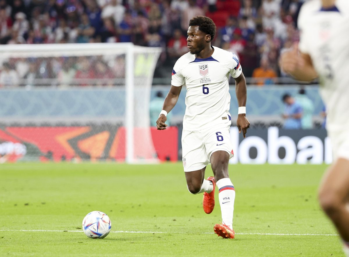 Yunus Musah, en el estreno de Estados Unidos en el Mundial ante Gales. Yunus Musah, en el estreno de Estados Unidos en el Mundial ante Gales.