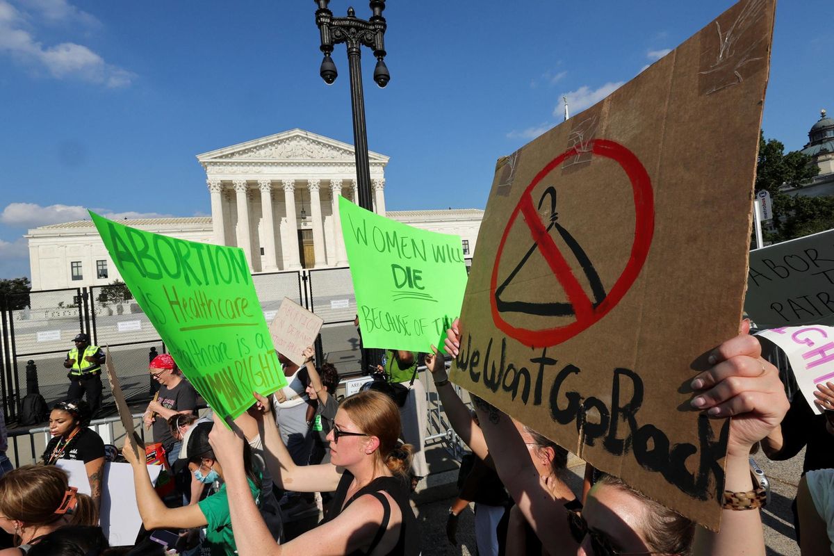 Varias activistas a favor del aborto en EEUU. Varias activistas a favor del aborto en EEUU.