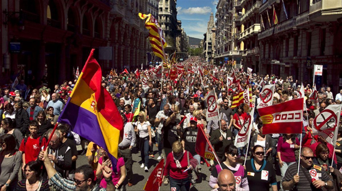 Sindicatos y entidades sociales llaman a una gran movilización el 12 de diciembre en Barcelona