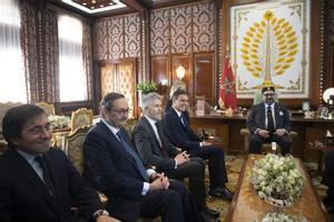 Rabat, 19 de noviembre de 2018.- El presidente del Gobierno Pedro Sánchez se reúne con el Rey de Marruecos Mohamed VI.