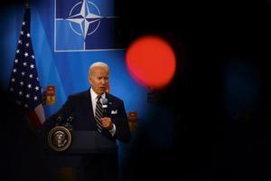 El presidente de Estados Unidos, Joe Biden, en la cumbre de la OTAN en Madrid