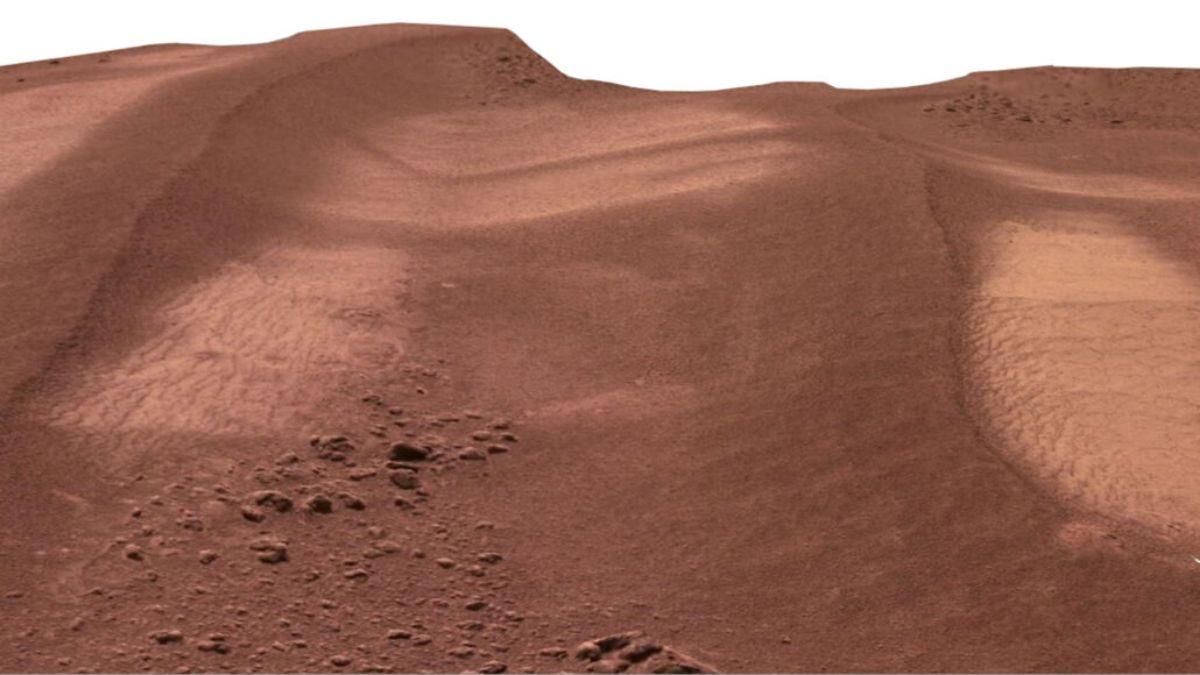 El rover Zhurong de China encontró características geológicas indicativas de actividad de agua relativamente reciente en las dunas de Utopia Planitia, en Marte.
