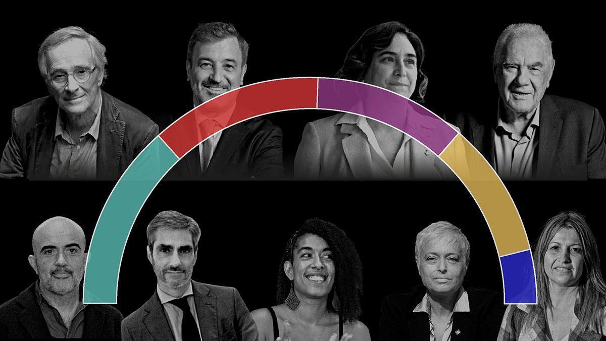 Así están las encuestas de las elecciones municipales en Barcelona 2023.