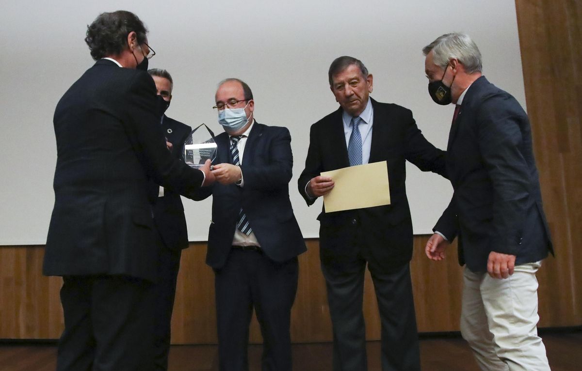 El ministro de Cultura y Deporte, Miquel Iceta, en la entrega de los Premios de Arqueología El ministro de Cultura y Deporte, Miquel Iceta, en la entrega de los Premios de Arqueología