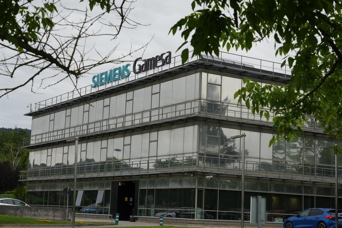 Fachada del edificio de Siemens Gamesa 