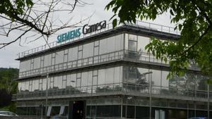 Fachada del edificio de Siemens Gamesa 