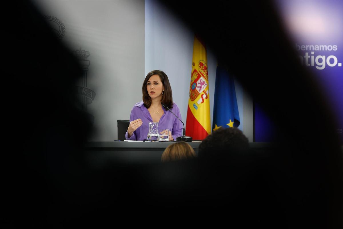 Ione Belarra, secretaria general de Podemos. 