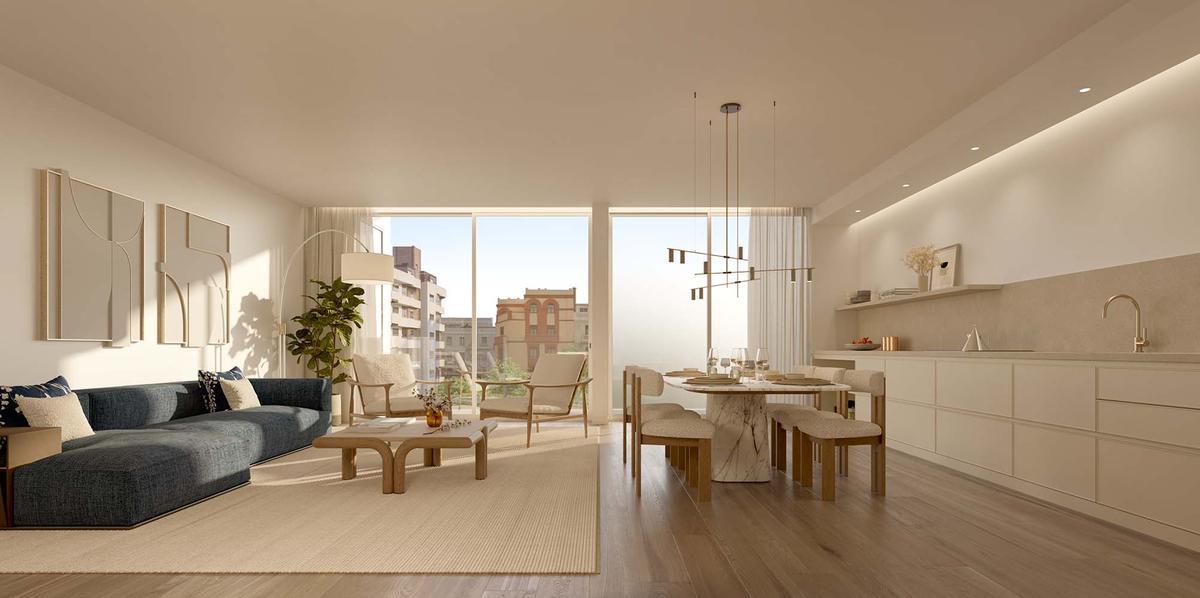 Así son las nuevas viviendas de lujo desde 549.000 euros a la venta en el "barrio de moda" de Madrid