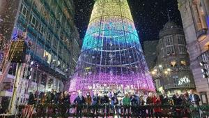 Desde Galicia... al más allá: la Navidad de Vigo deslumbra al universo