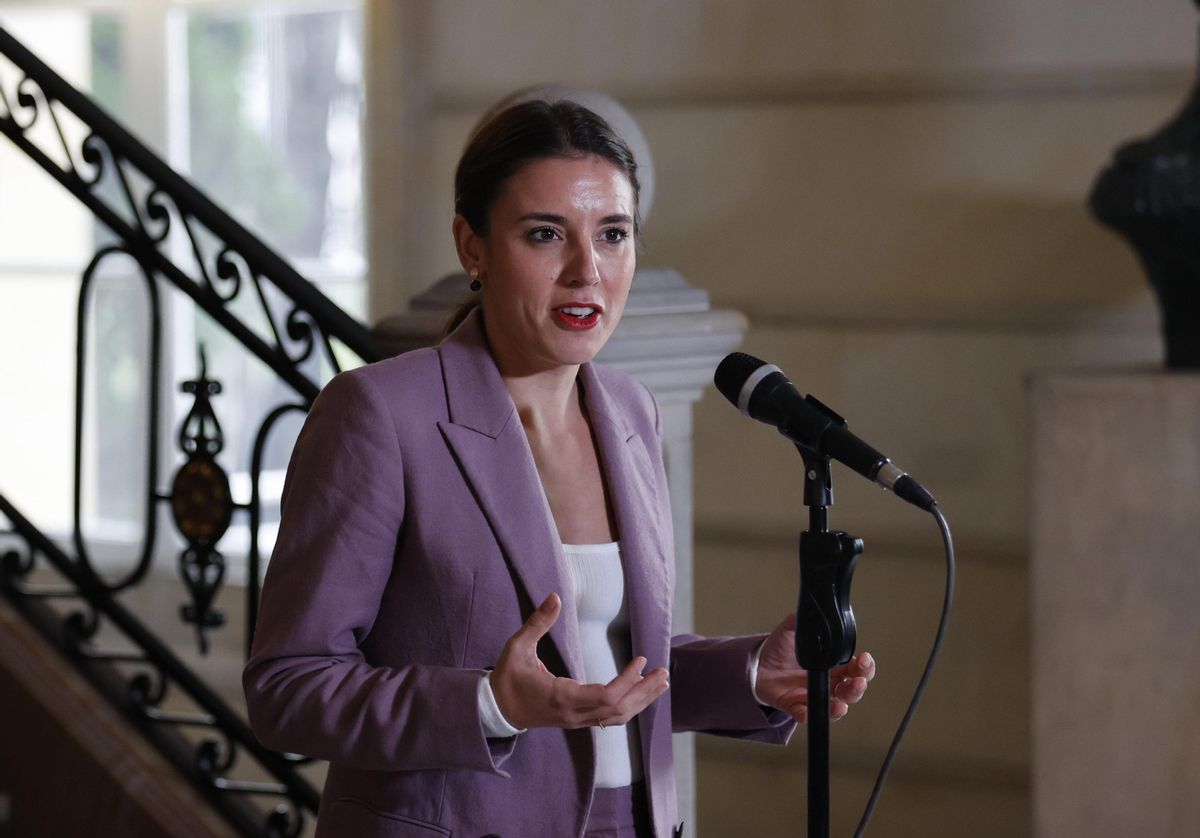 La ministra de Igualdad de España, Irene Montero en un acto el pasado domingo. EFE/ Mauricio Dueñas Castañeda La ministra de Igualdad de España, Irene Montero en un acto el pasado domingo. EFE/ Mauricio Dueñas Castañeda