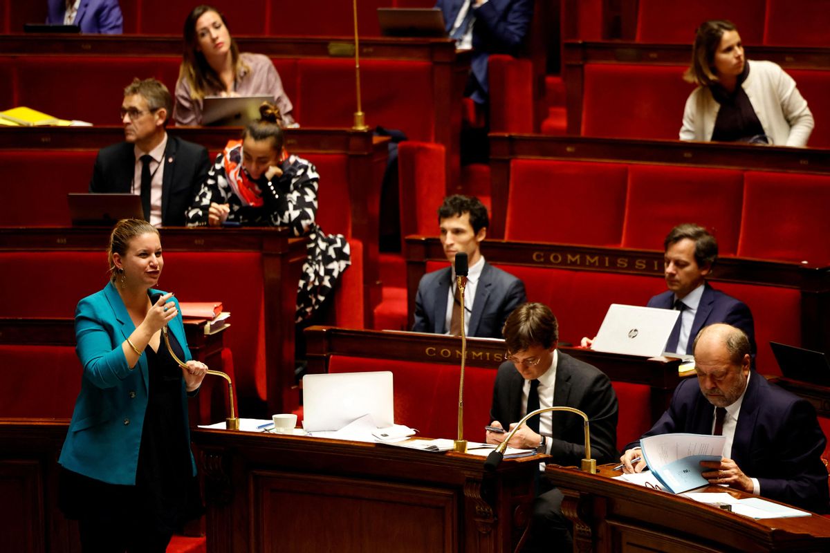 Un momento del debate en la Asamblea francesa. Un momento del debate en la Asamblea francesa.