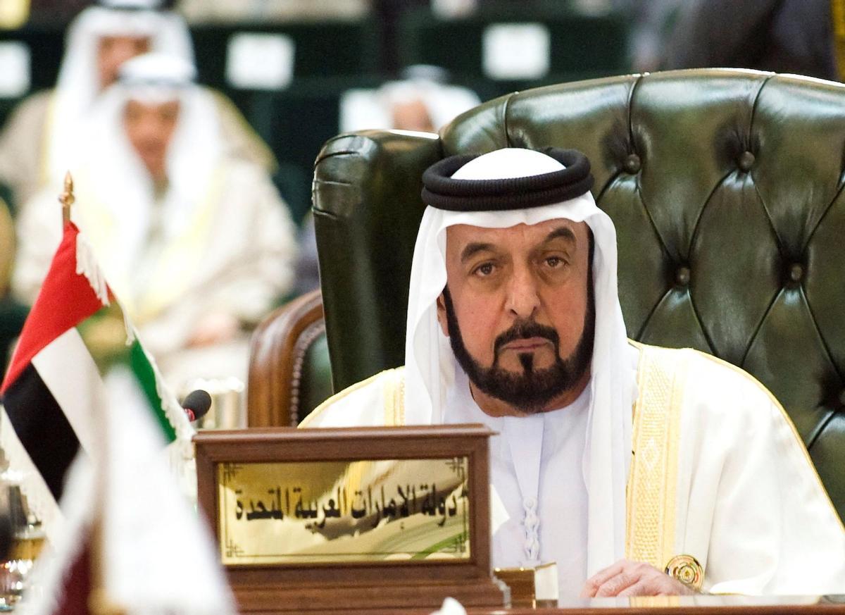 El presidente de Emiratos Árabes Unidos, Jalifa bin Zayed Al Nahayan.