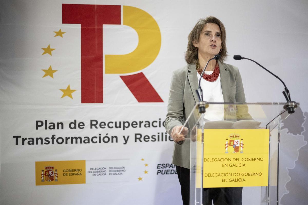 La vicepresidenta y ministra para la Transición Ecológica, Teresa Ribera. 
