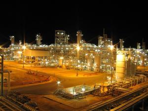 Planta de tratamiento de gas de In Amenas, en Argelia.