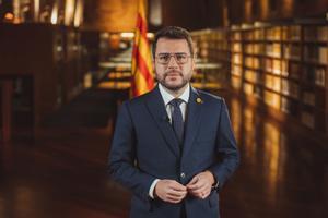 Aragonès quiere alcanzar en 2023 un gran pacto sobre un referéndum