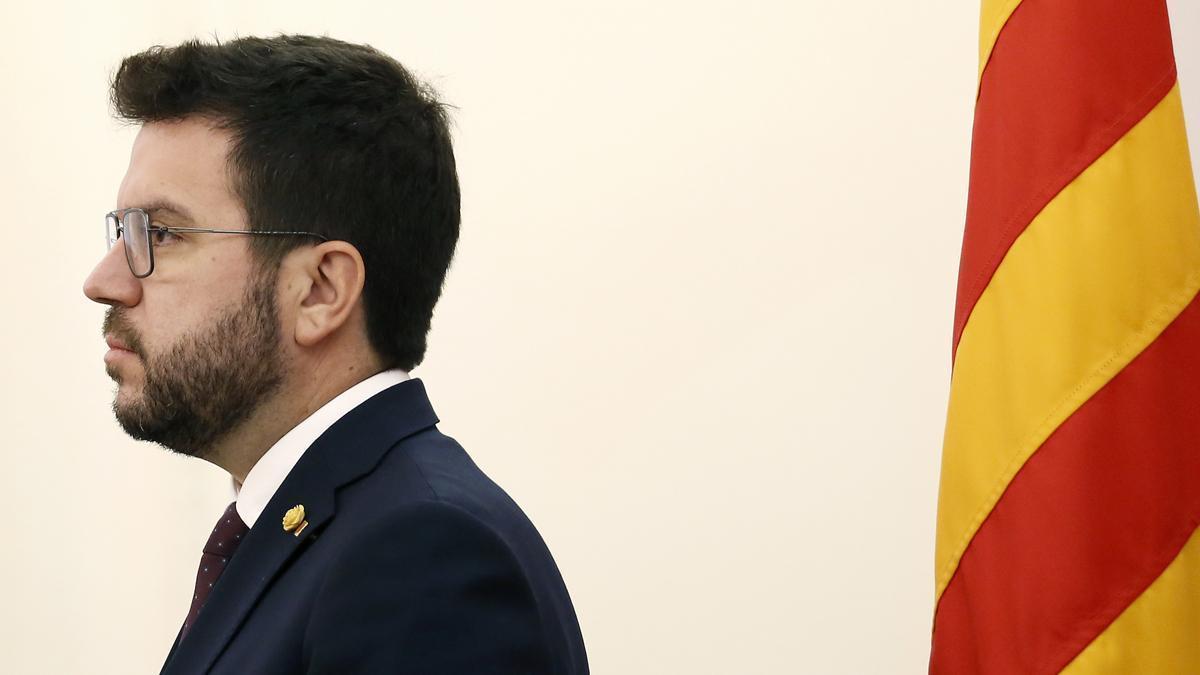 El president catalán, Pere Aragonès.