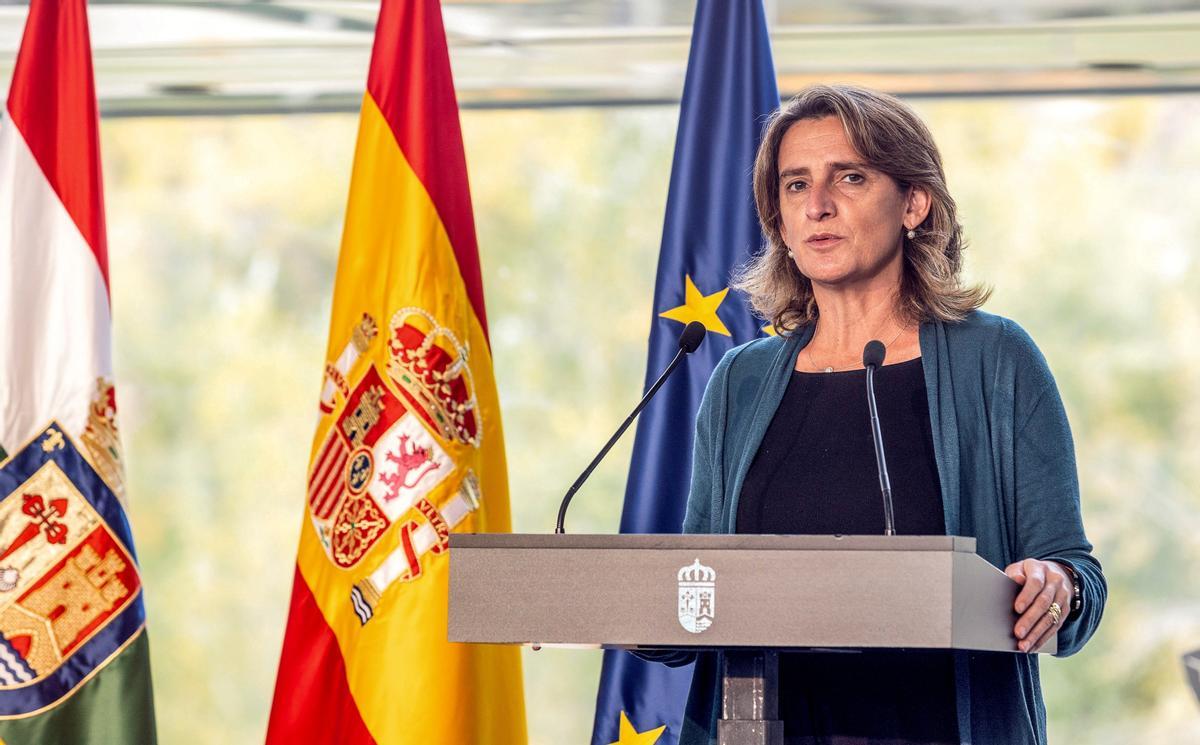 La vicepresidenta y ministra para la Transición Ecológica, Teresa Ribera. La vicepresidenta y ministra para la Transición Ecológica, Teresa Ribera.