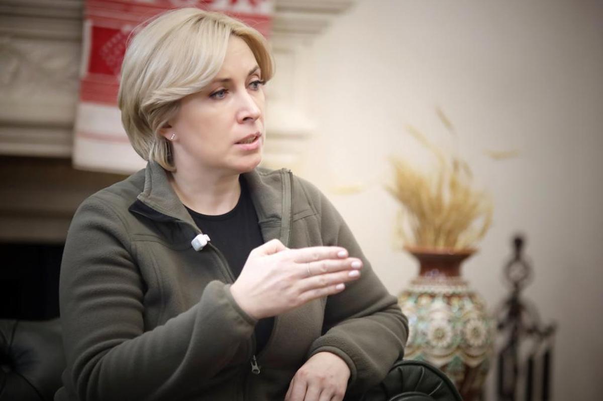 Iryna Vereshchuk, viceprimera ministra de Ucrania: "La única condición para negociar es que Rusia se retire de nuestro territorio"