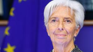 La presidenta del BCE, Christine Lagarde, en una reciente comparecencia en la Comisión Europea en Bruselas (Bélgica). EFE/EPA/STEPHANIE LECOCQ