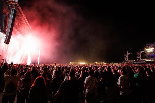 Ambiente de Primavera Sound Madrid en su jornada del viernes. 