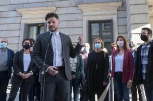 Arxiu - El portaveu parlamentari dERC, Gabriel Rufián