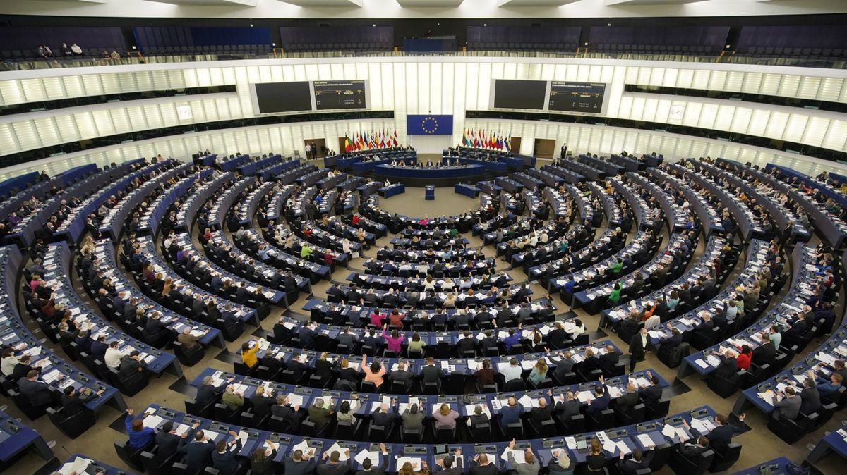 Sesión del Parlamento Europeo, en Estrasburgo.