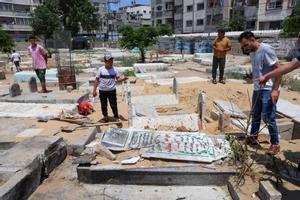 Destrucción en Gaza tras los bombardeos de Israel.