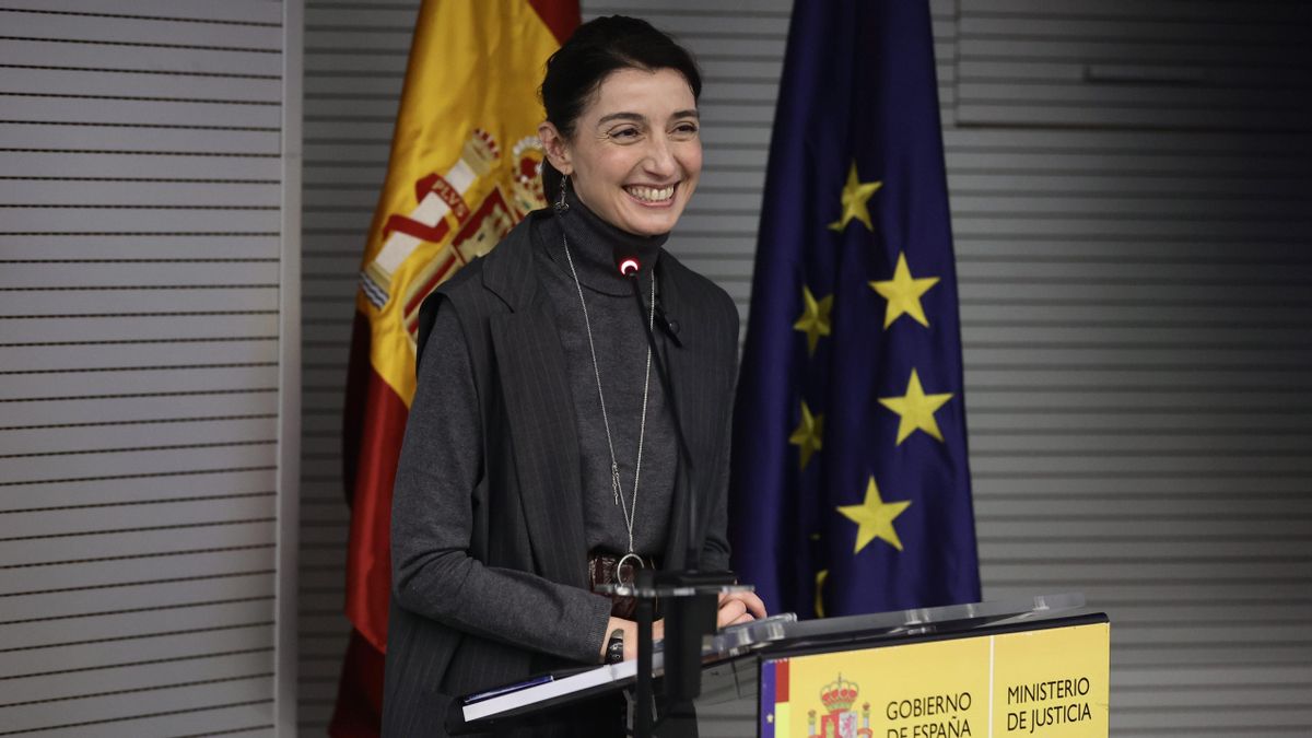 La ministra de Justicia, Pilar Llop, durante su visita al centro de innovación tecnológica del Ministerio de Justicia. La ministra de Justicia, Pilar Llop, durante su visita al centro de innovación tecnológica del Ministerio de Justicia.