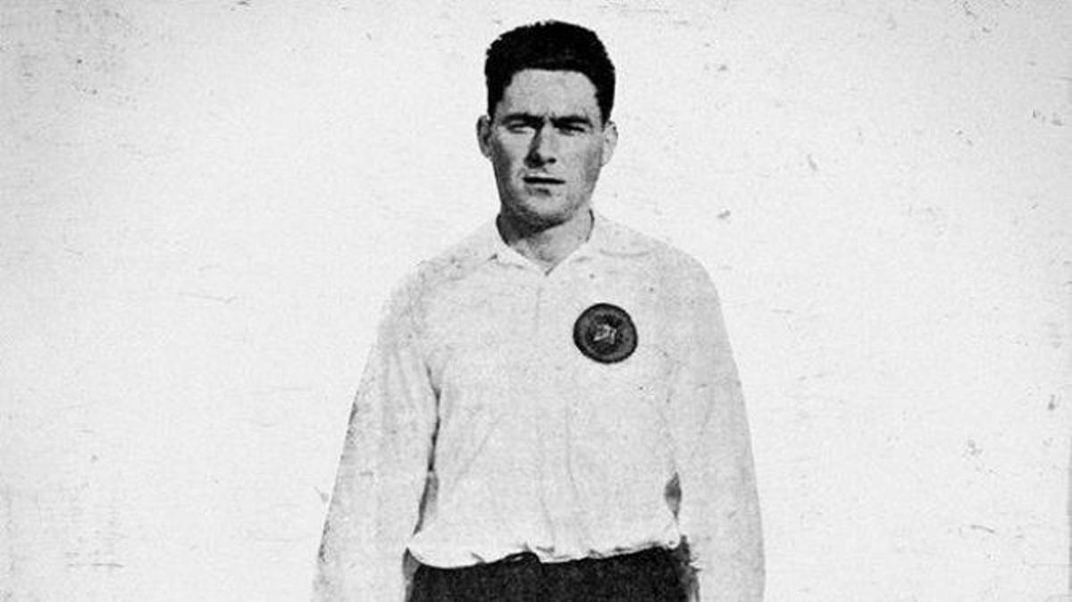 El futbolista Patricio Escobal, autor de ’Las sacas’. 