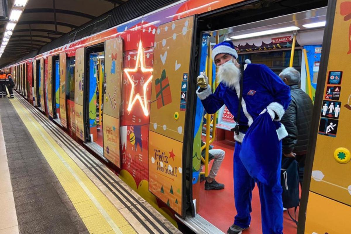 Metro de Madrid de navidad | Tren de la Navidad en Madrid: líneas por la  que pasa y horarios | El Periódico de España