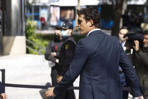 El empresario Luis Medina a su llegada al Juzgado de Instrucción número 47 de Madrid, en una fotografía de archivo. EFE/Sergio Pérez