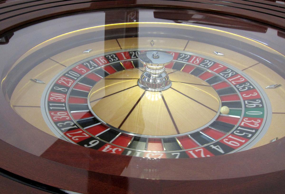 Una ruleta en un casino.