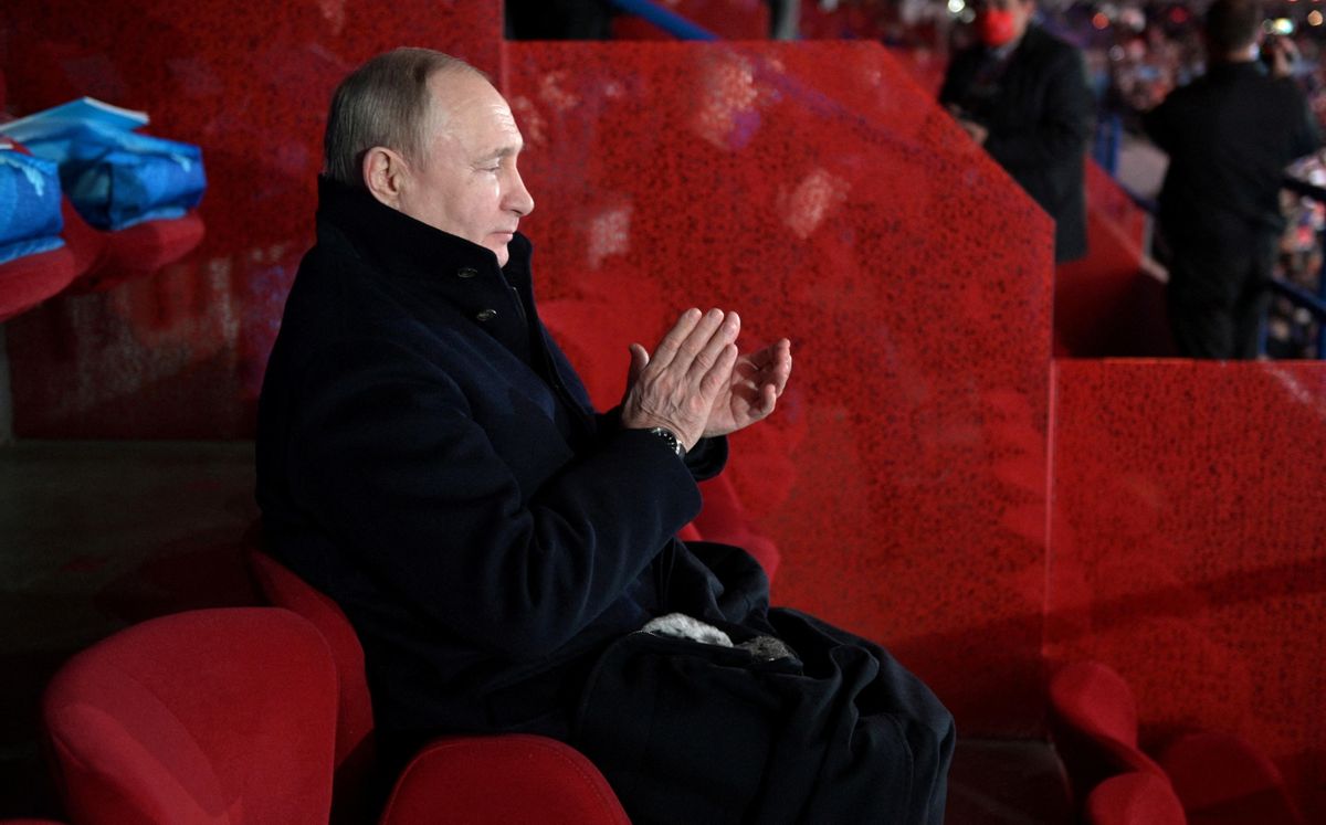 Vladimir Putin en la ceremonia de apertura de los Juegos Olímpicos. Vladimir Putin en la ceremonia de apertura de los Juegos Olímpicos.