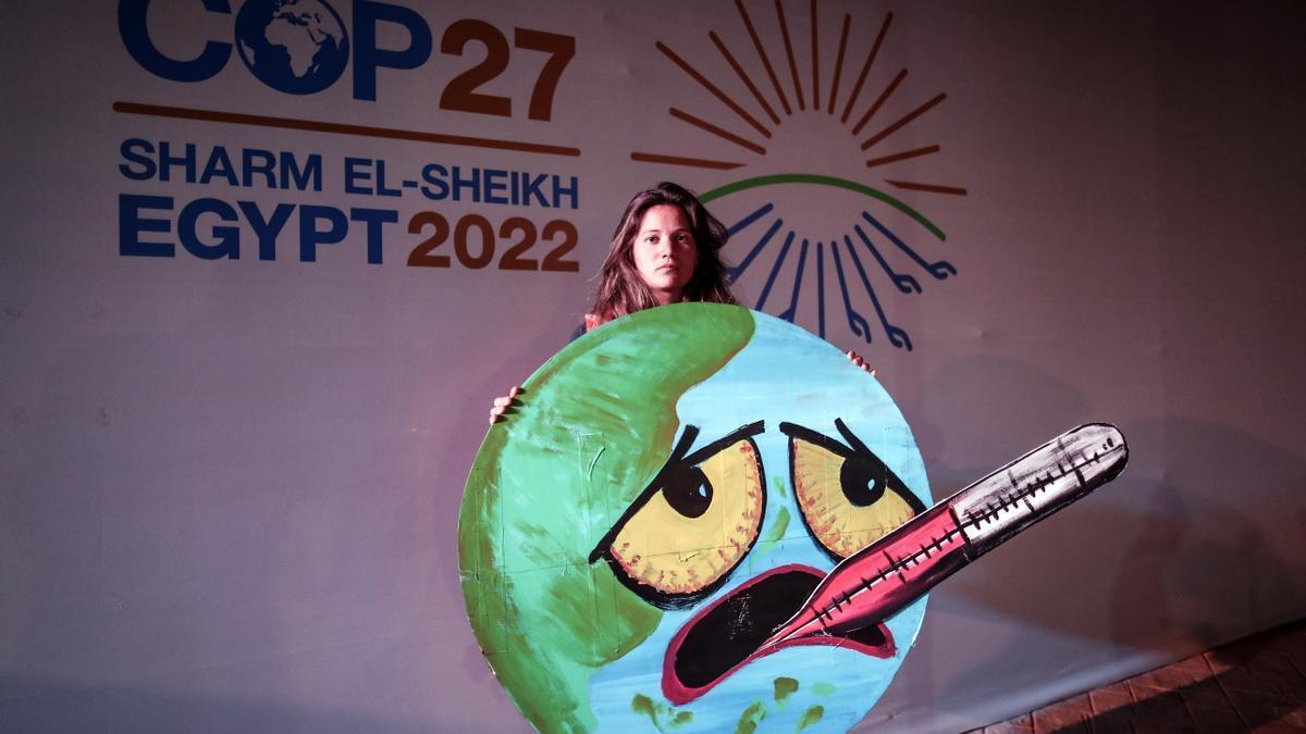 Cumbre del clima en Sharm el-Sheikh (Egipto) este 2022.