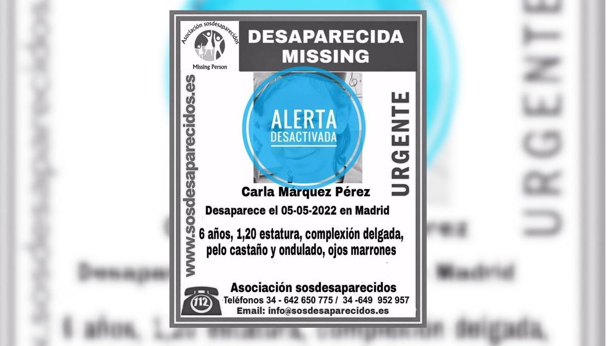 Localizan en el pueblo navarro de sus abuelos a la niña de 6 años desaparecida en Madrid