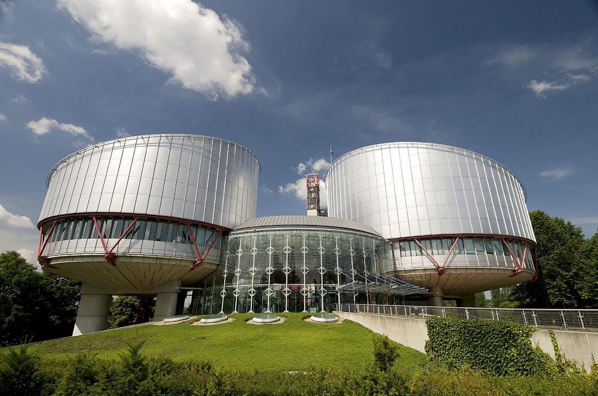Fachada de la sede del Tribunal Europeo de Derechos Humanos (TEDH), con sede en Estrasburgo (Francia).