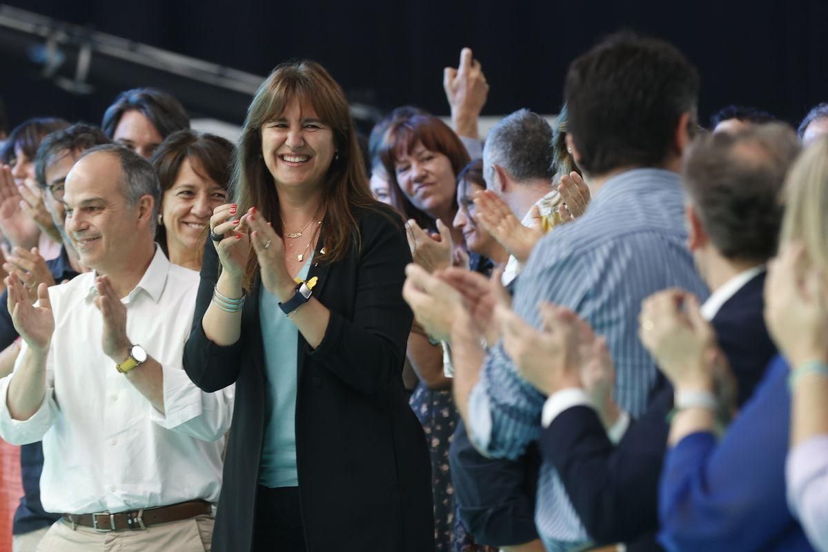 Jordi Turull y Laura Borráàs. Jordi Turull y Laura Borráàs.